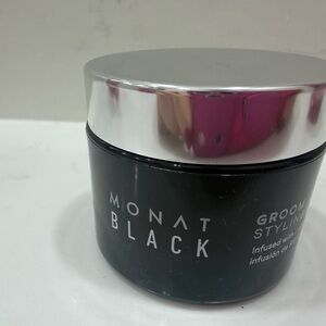 Monat Black Groom Styling Cream - Silver and Black